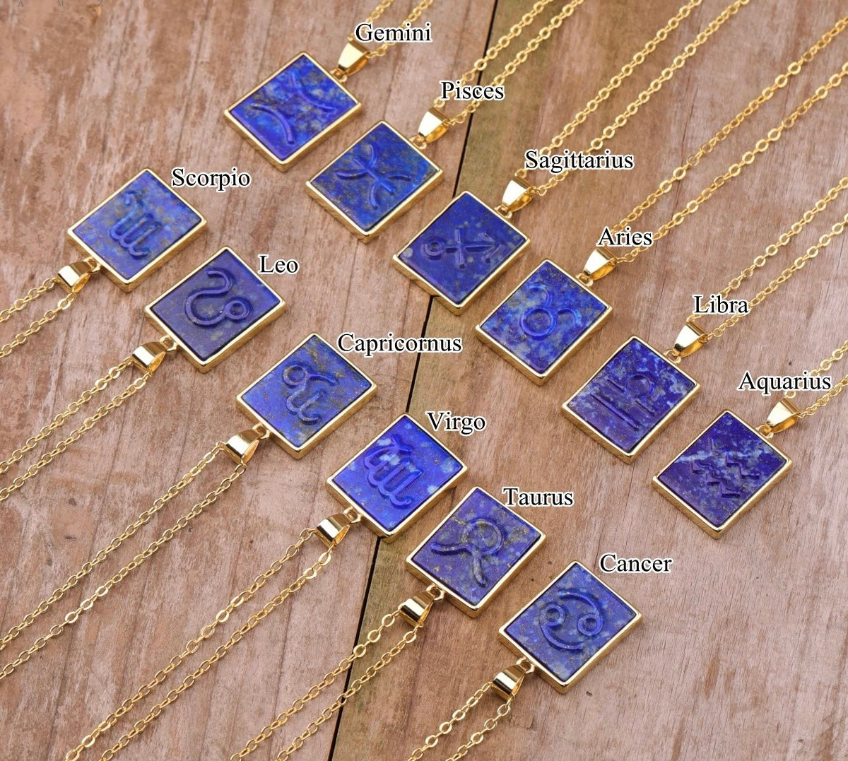 Lapis lazuli sale zodiac sign